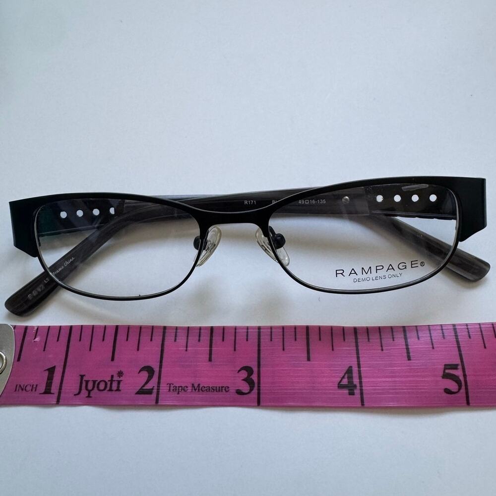 NEW Rampage R 171 oval/ rectangle Y2K Eyeglasses - Picture 4 of 9